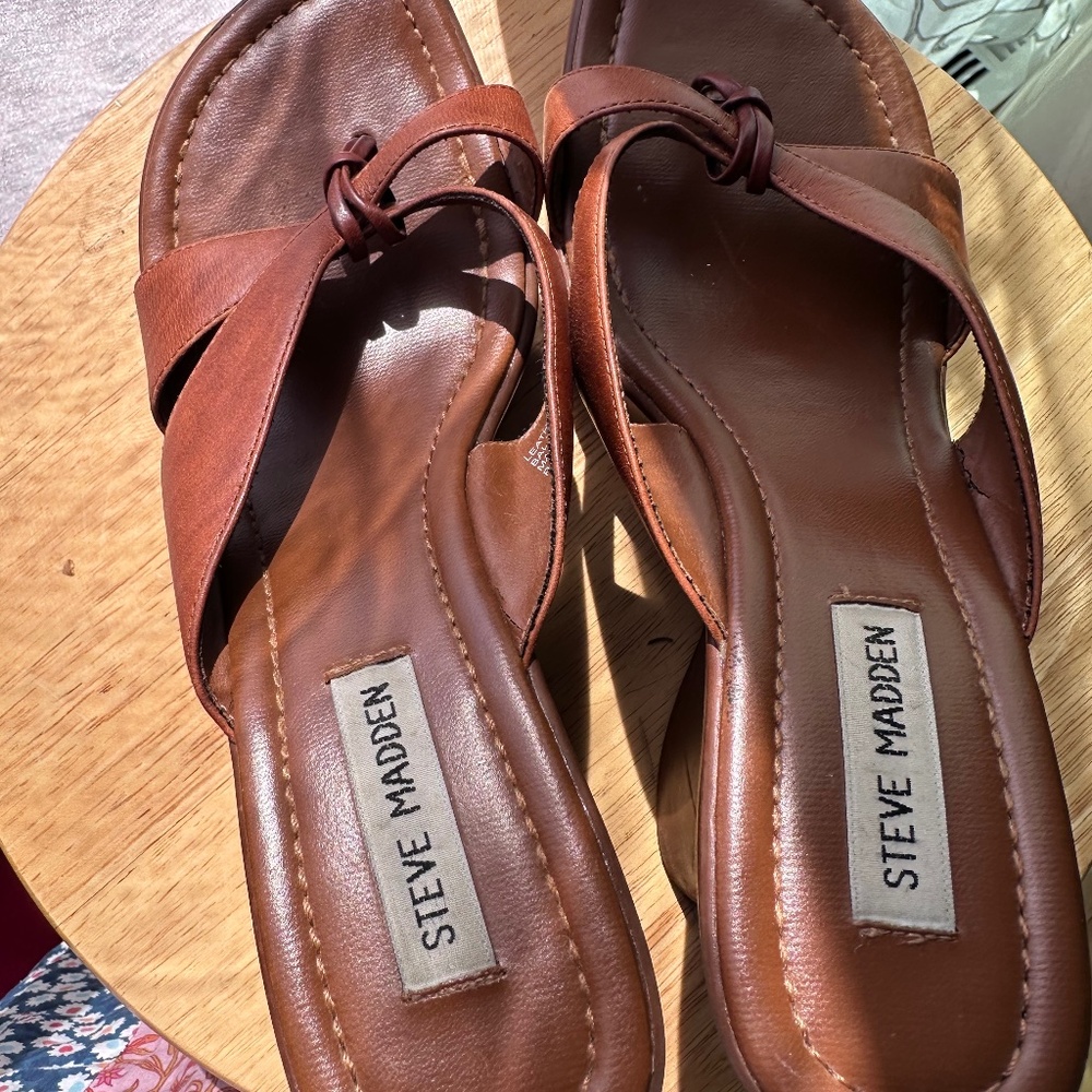 Steve Madden platform  slides